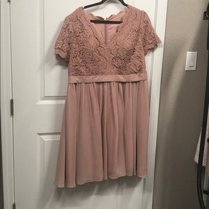 Lace Top Dress